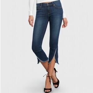 Anthropologie Principle Denim The Flirt In Promise Blue Cropped Jeans Size 26